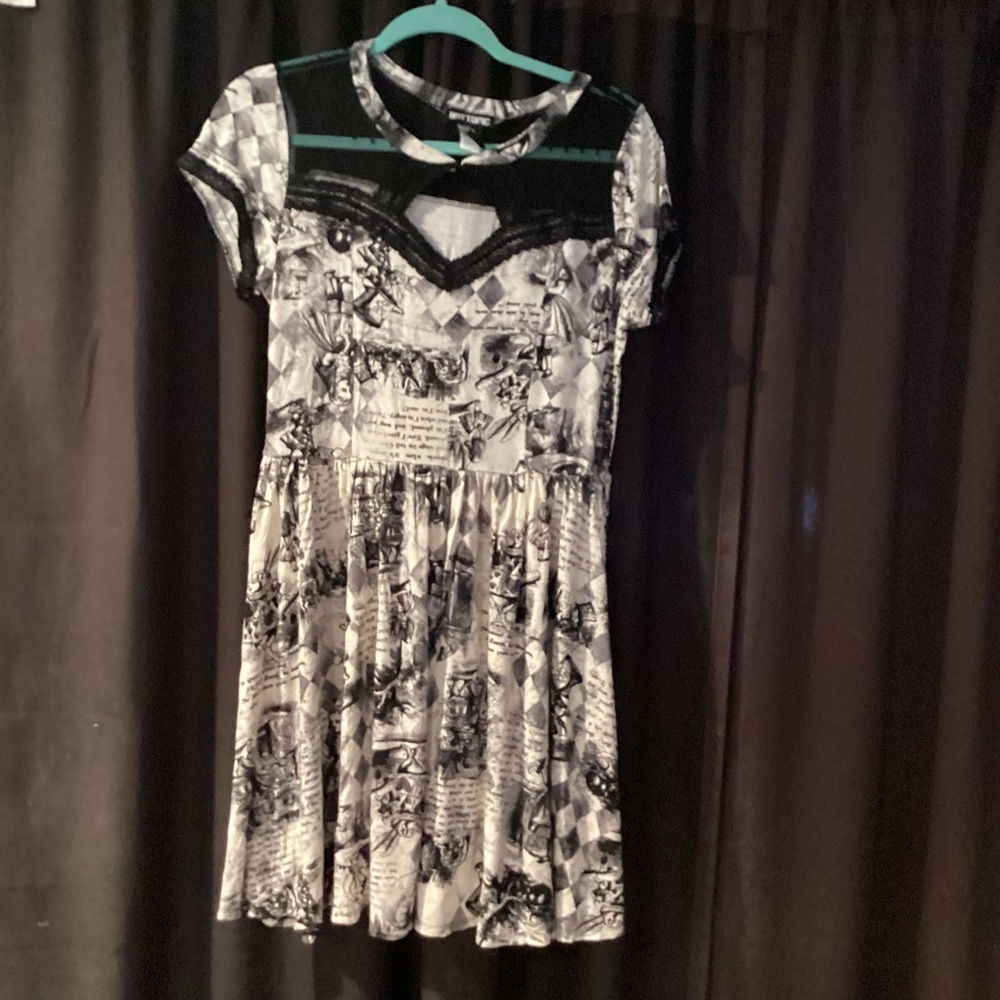 Torrid Alice in Wonderland skater dress